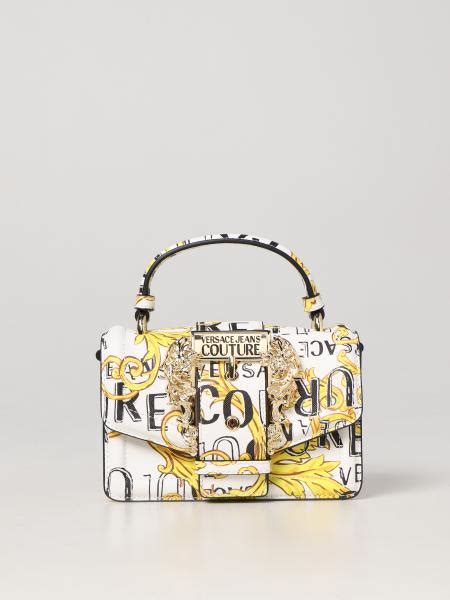 weisse tasche versace|Designer.